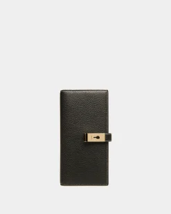 Amy Brieftasche Aus Schwarzem Leder