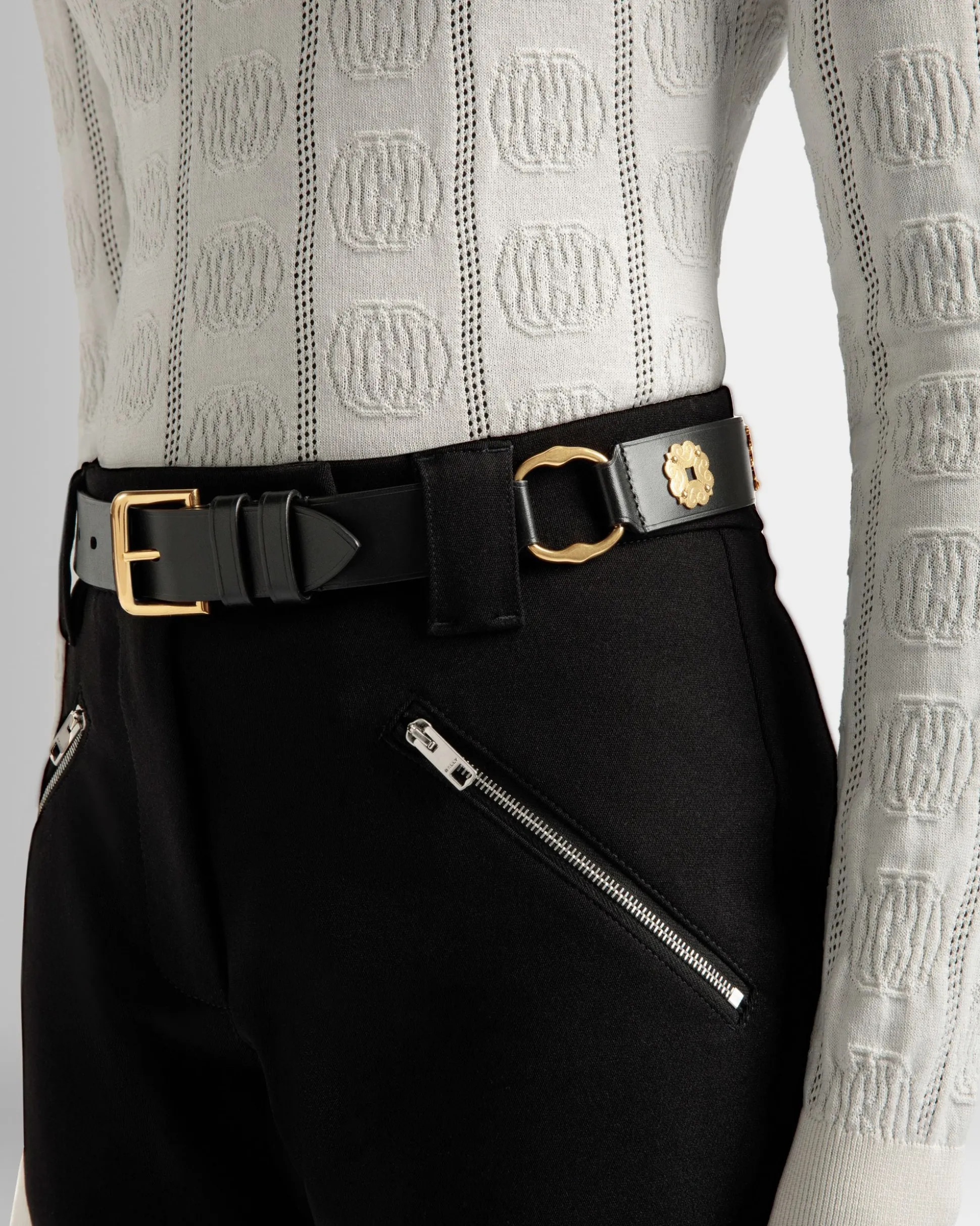 Arkle 95 cm Gürtel Aus Schwarzem Leder
