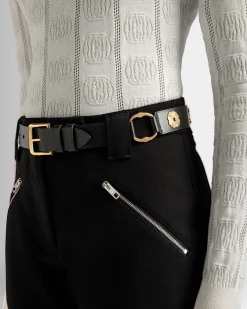 Arkle 105 cm Gürtel Aus Schwarzem Leder