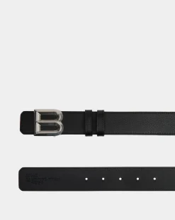 B Bold 35 Mm Gürtel Aus Leder In Schwarz