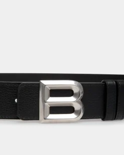 B Bold 35 Mm Gürtel Aus Leder In Schwarz