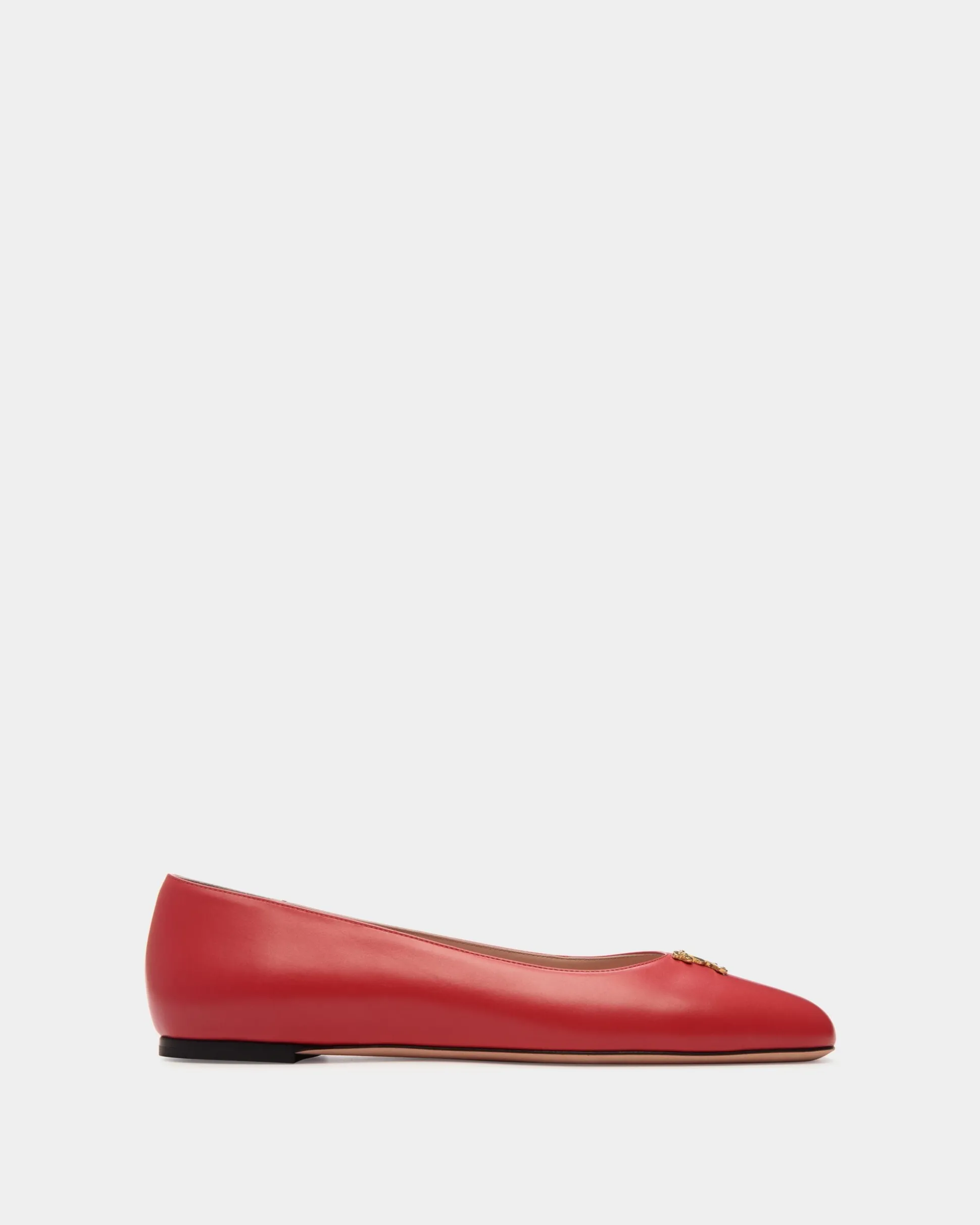 Ballyrina Ballerina Aus Leder In Rot
