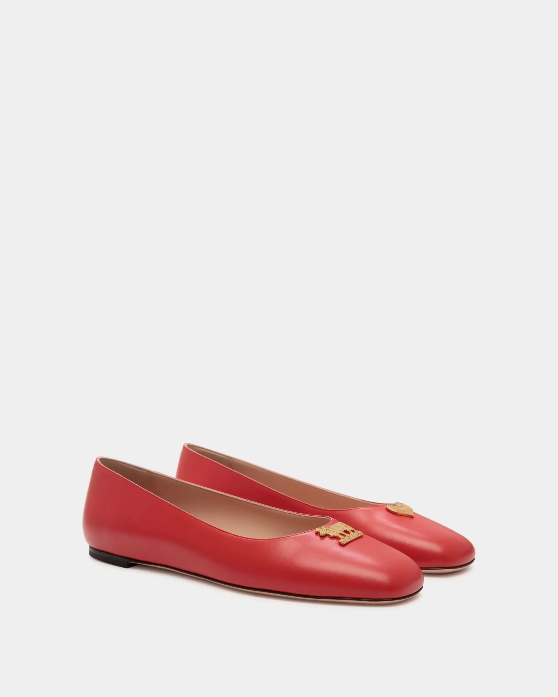Ballyrina Ballerina Aus Leder In Rot