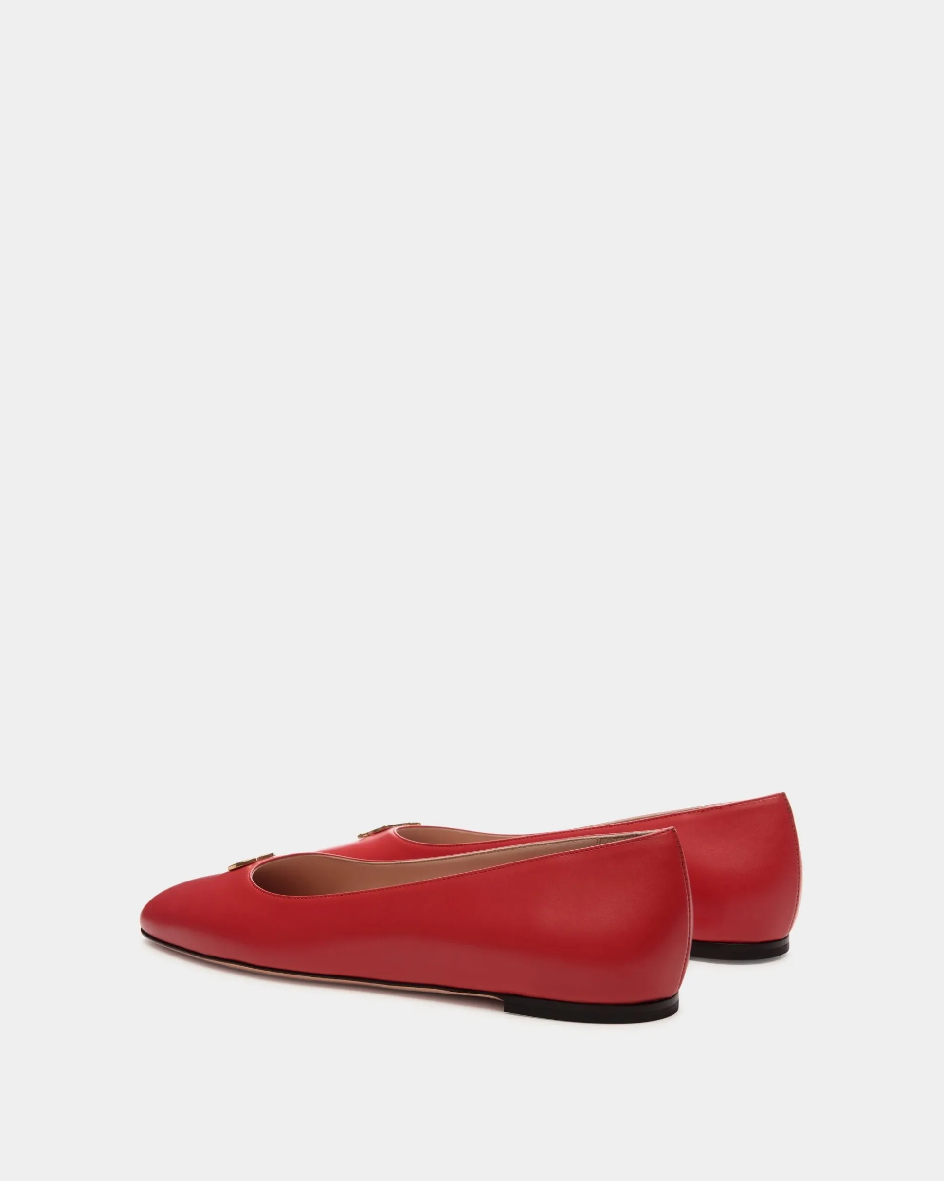 Ballyrina Ballerina Aus Leder In Rot