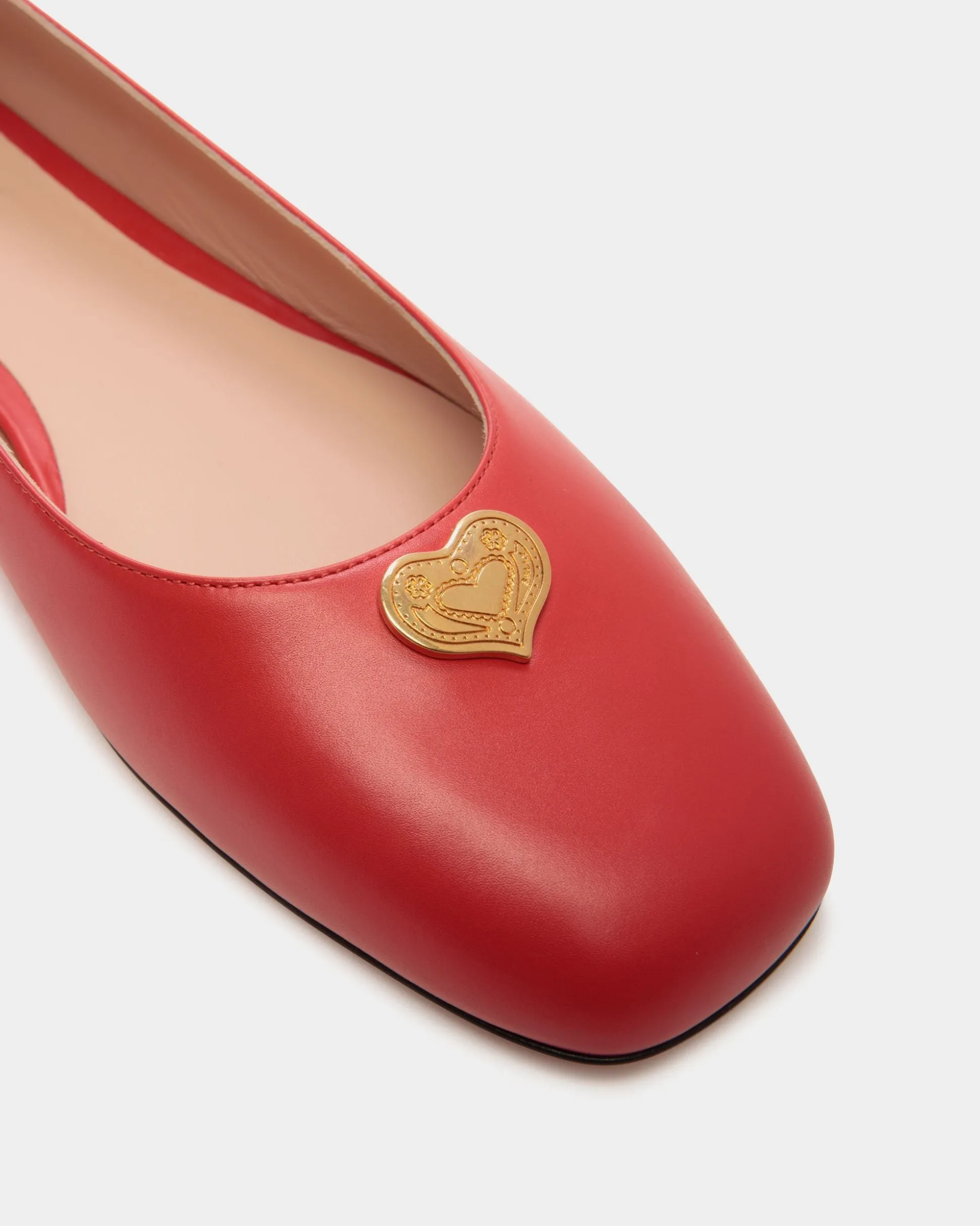 Ballyrina Ballerina Aus Leder In Rot