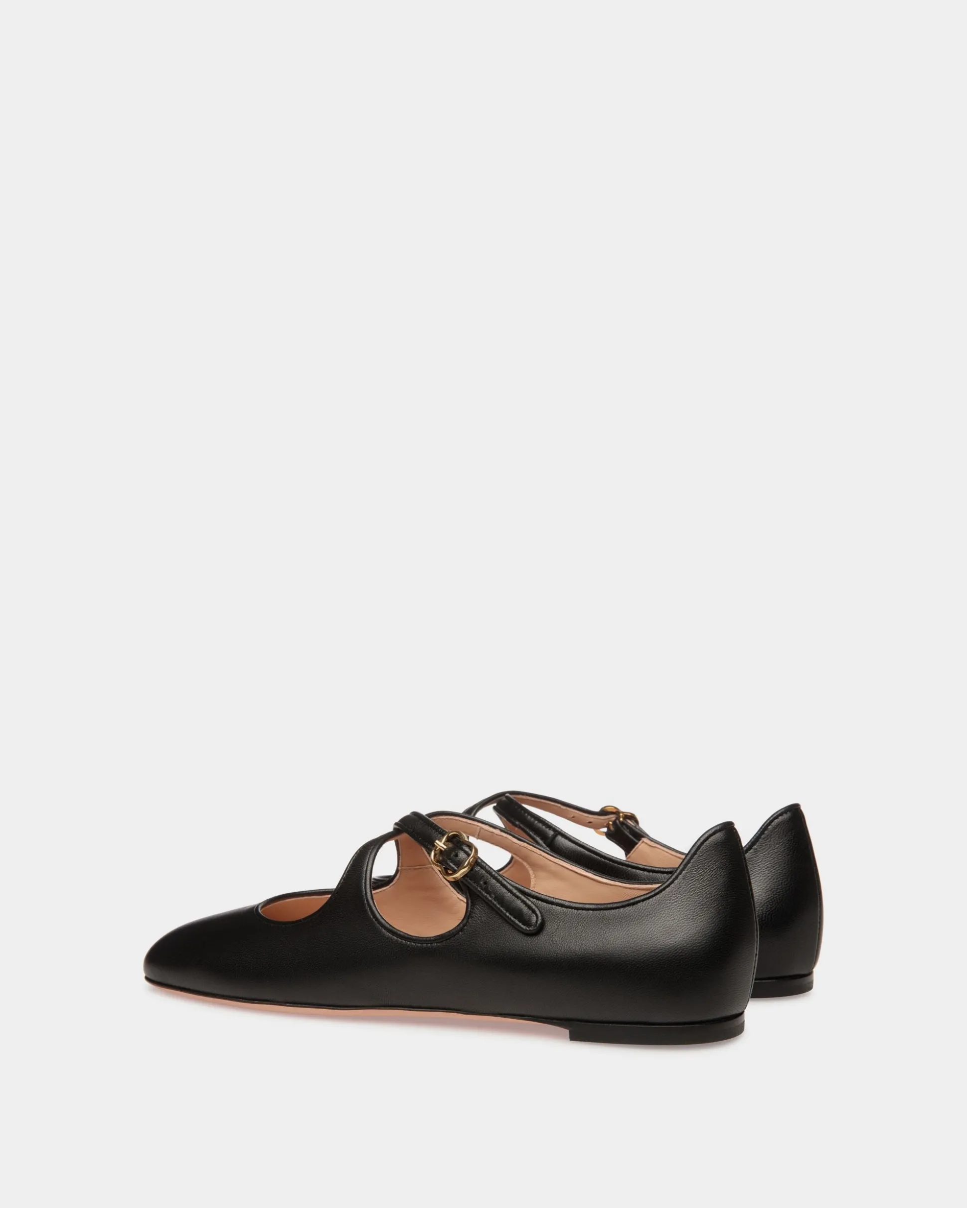Ballyrina Ballerina Aus Nappaleder In Schwarz