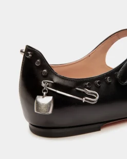 Ballyrina Ballerina Aus Schwarzem Leder