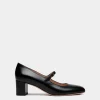 Ballyrina Mary-Jane Pumps Aus Leder In Schwarz