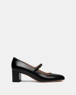 Ballyrina Mary-Jane Pumps Aus Leder In Schwarz