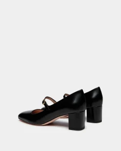Ballyrina Mary-Jane Pumps Aus Leder In Schwarz