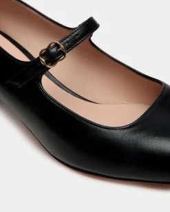 Ballyrina Mary-Jane Pumps Aus Leder In Schwarz