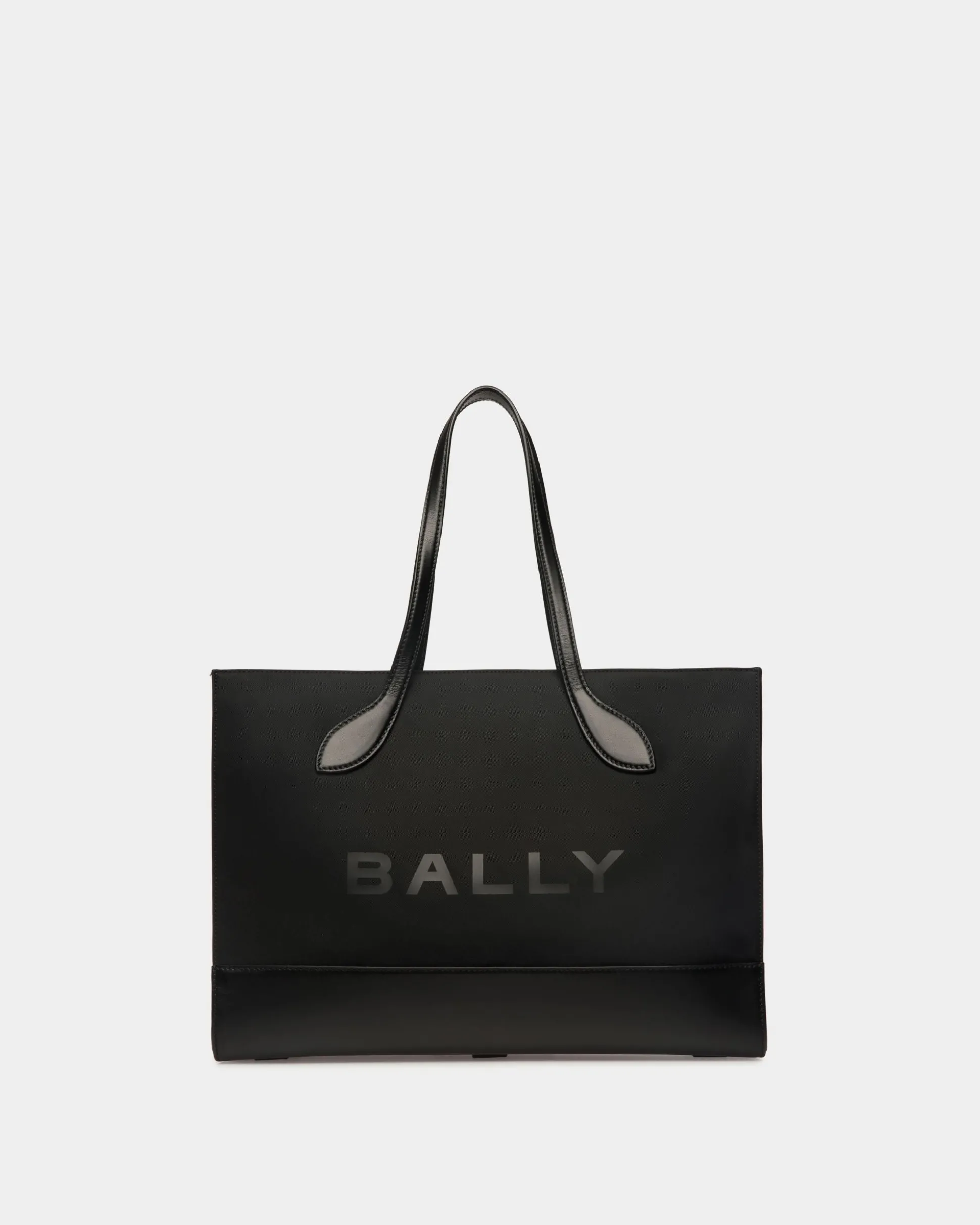 Bar Tragetasche Aus Nylon Und Leder In Schwarz