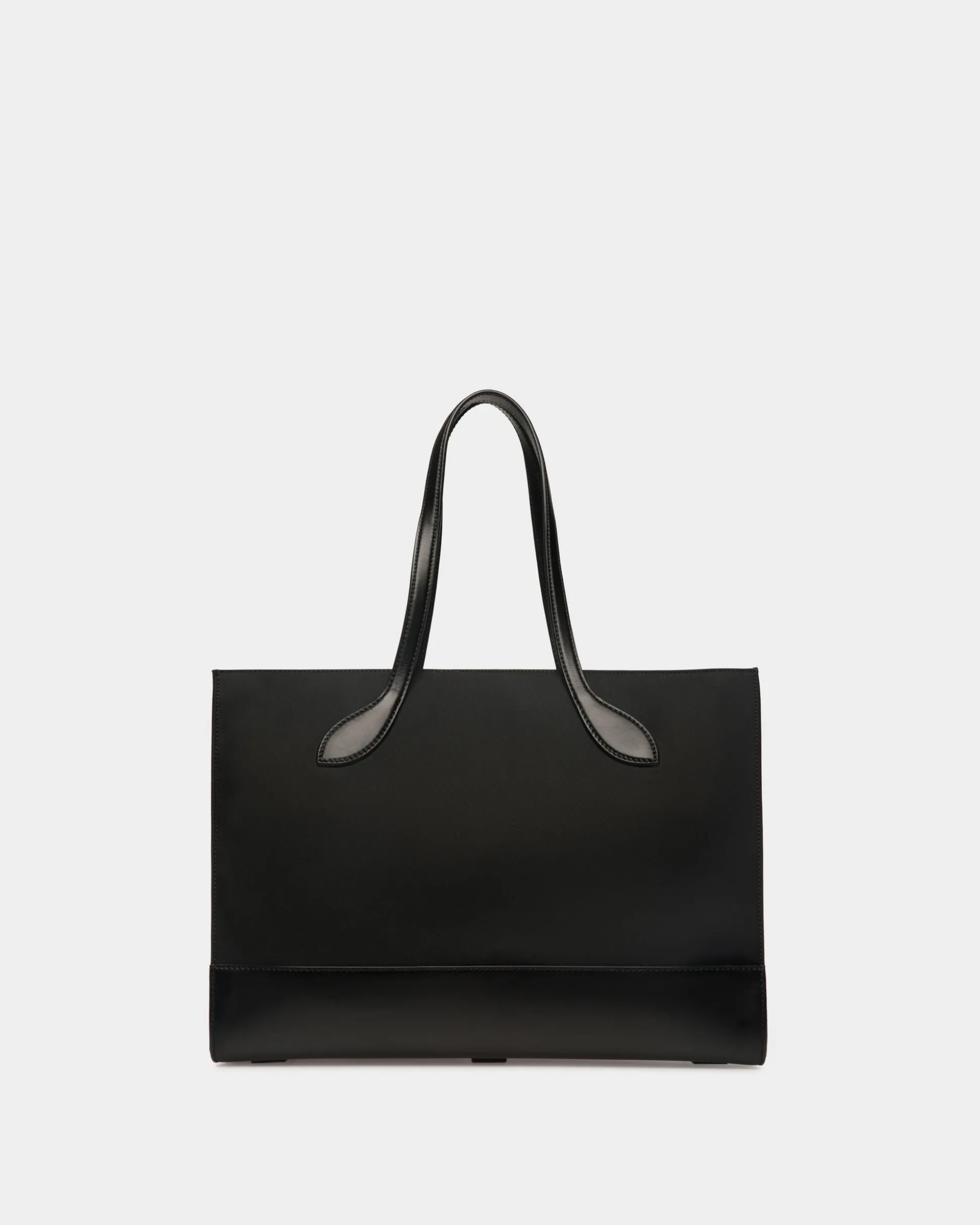 Bar Tragetasche Aus Nylon Und Leder In Schwarz