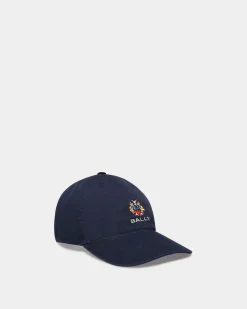 Baseballmütze Aus Baumwolle In Navy Blue