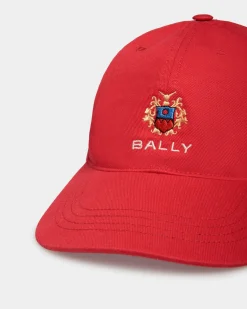 Baseballmütze Aus Baumwolle In Candy Red