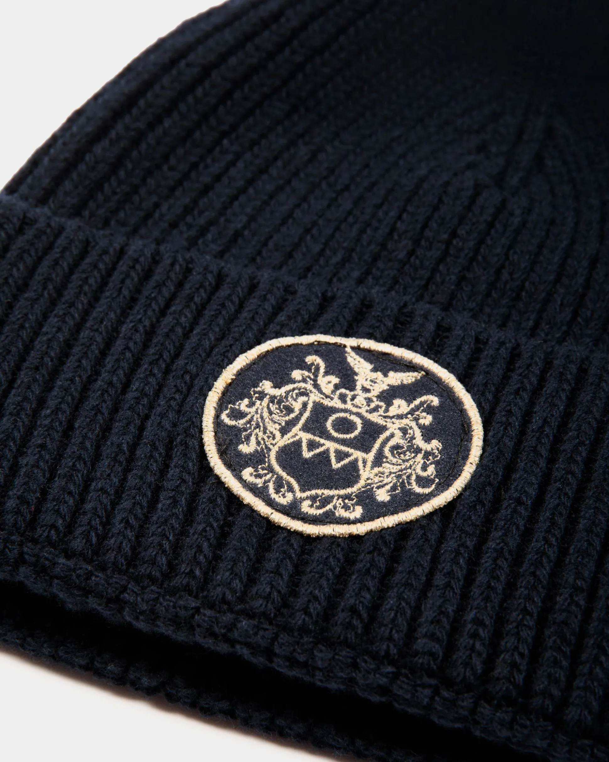 Beanie-Mütze Aus Wolle In Navy Blue Aus Der Adrien Brody Travel-Kollektion
