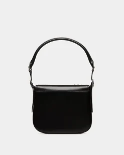 Beckett Crossbody Bag In Black Leather with Studs