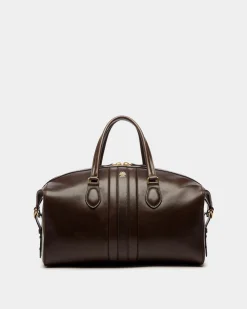 Beckett Reisetasche Aus Ebenholzfarbenem Leder