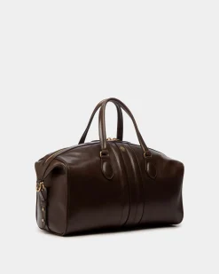 Beckett Reisetasche Aus Ebenholzfarbenem Leder