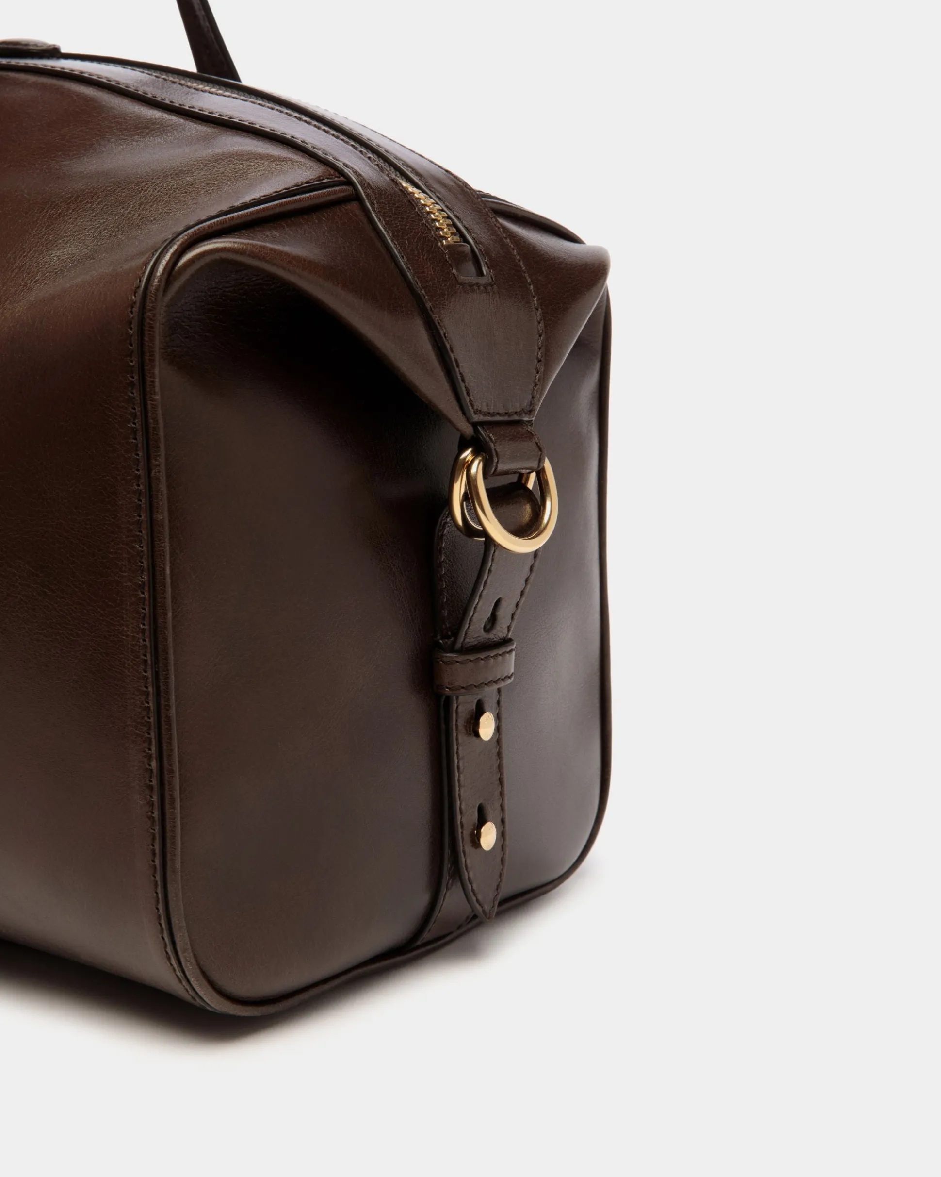 Beckett Reisetasche Aus Ebenholzfarbenem Leder
