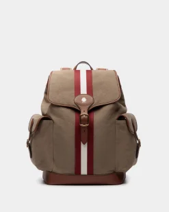 Beckett Rucksack Aus Baumwollcanvas In Kaki