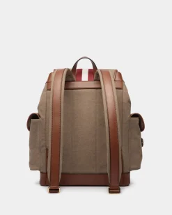 Beckett Rucksack Aus Baumwollcanvas In Kaki