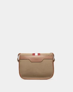 Beckett Umhängetasche Aus Baumwollcanvas In Khaki