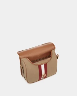 Beckett Umhängetasche Aus Baumwollcanvas In Khaki