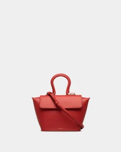 Belle Henkeltasche Aus Leder In Candy Red