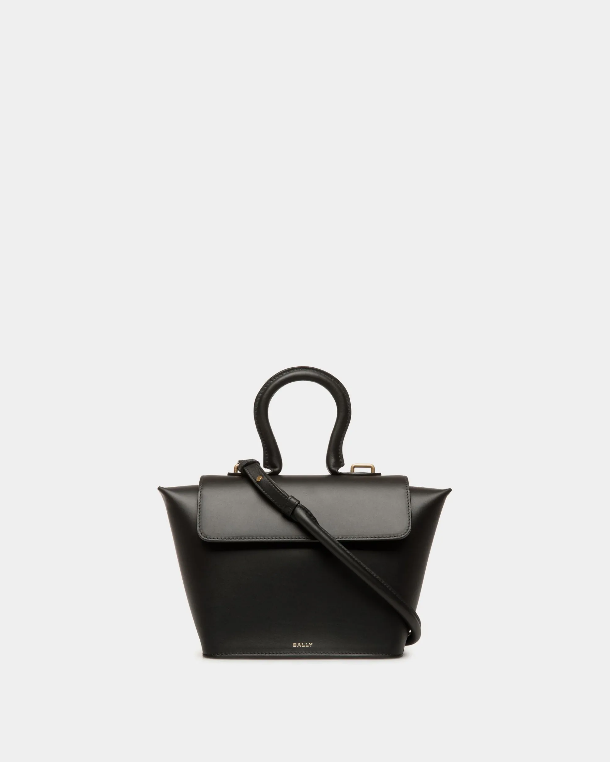 Belle Henkeltasche Aus Leder In Schwarz