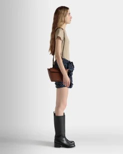 Belle Henkeltasche Aus Leder In Braun