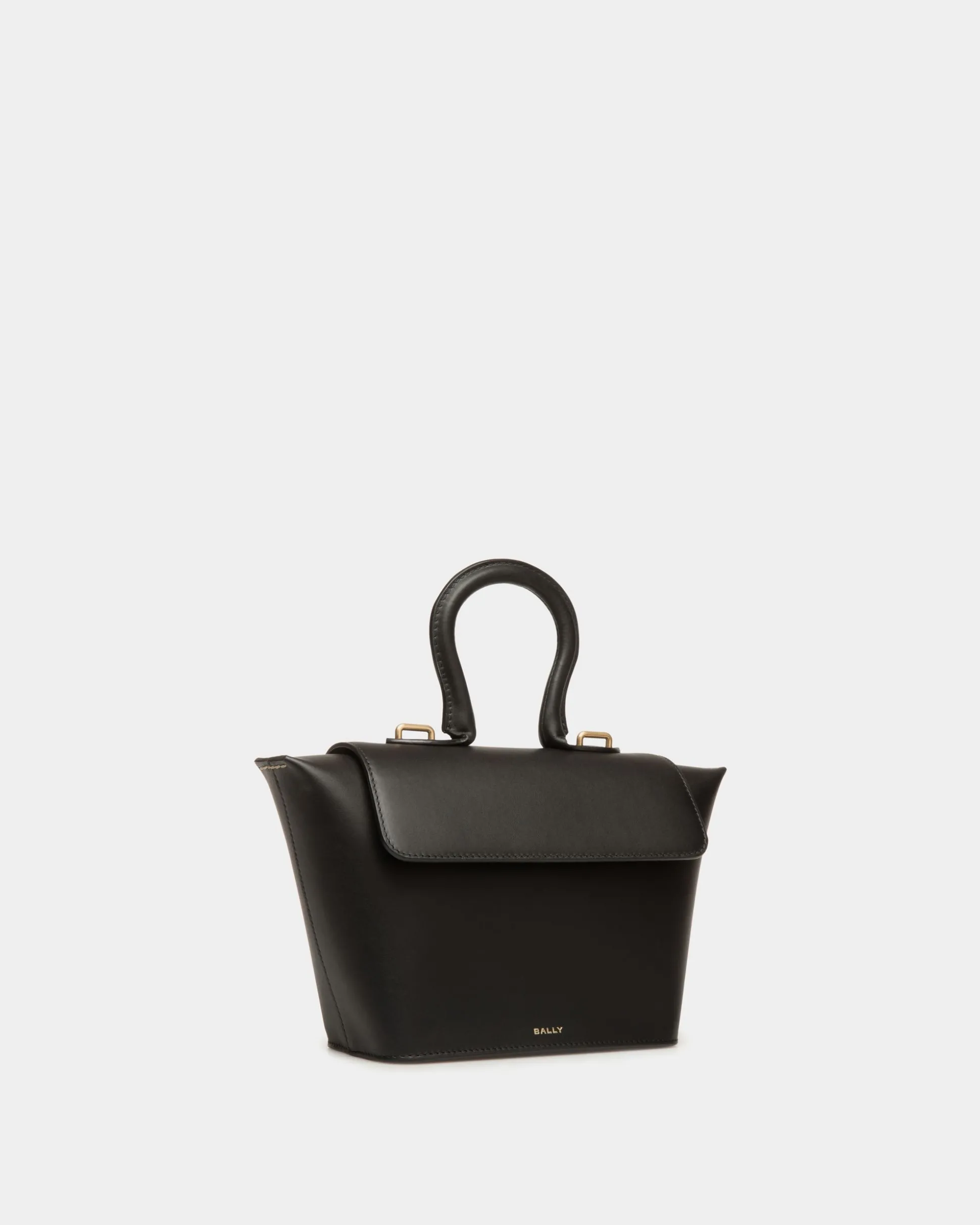 Belle Henkeltasche Aus Leder In Schwarz