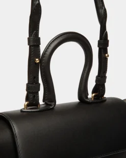 Belle Henkeltasche Aus Leder In Schwarz