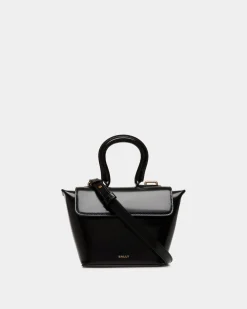 Belle Minibag In Black Brushed Leather