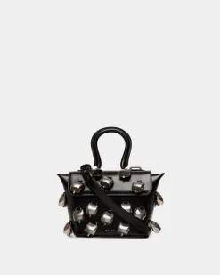 Belle Minibag In Black Leather with Bells
