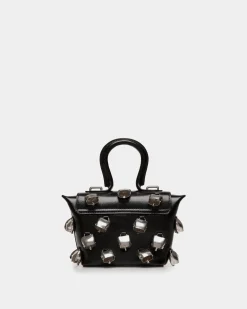 Belle Minibag In Black Leather with Bells
