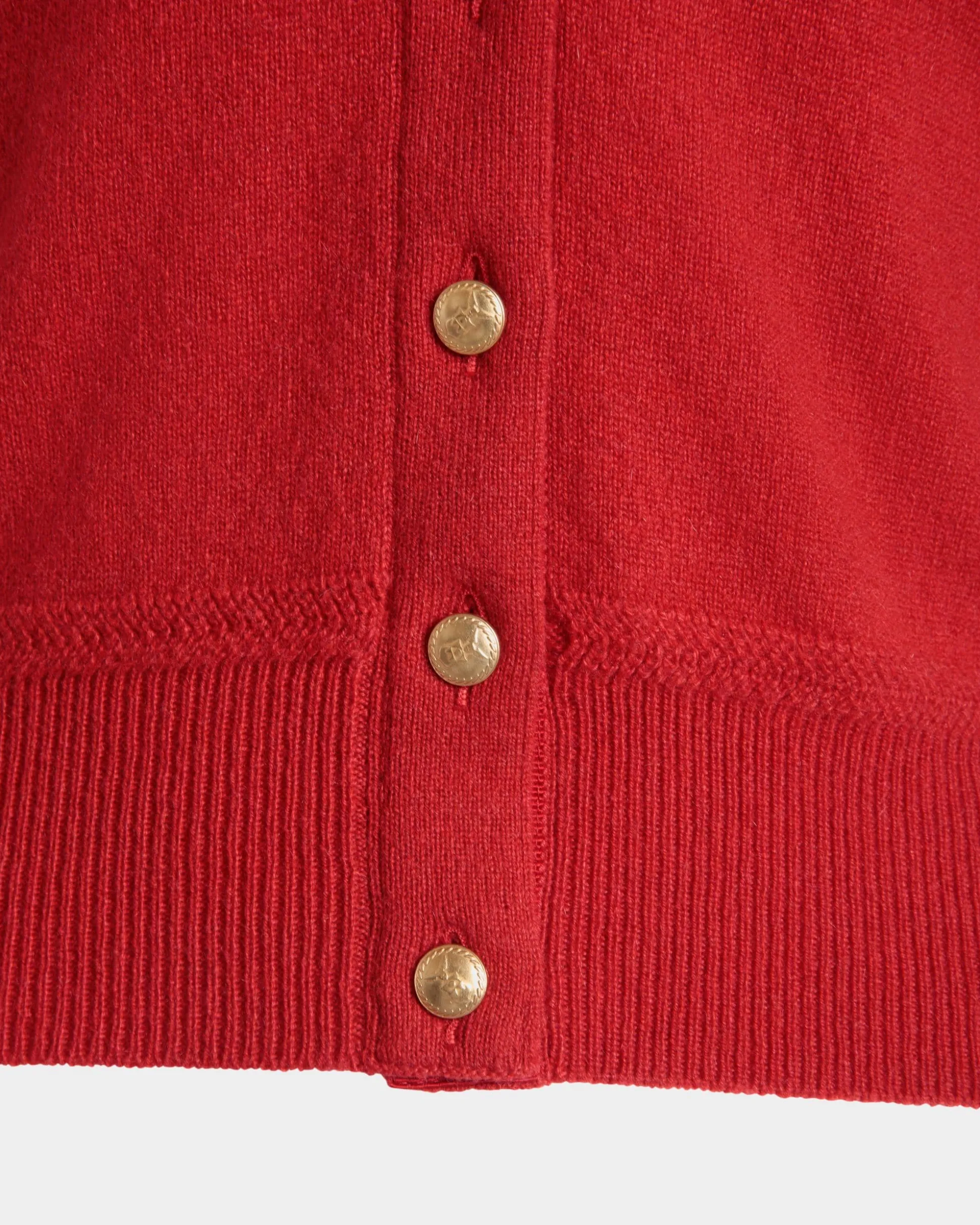 Cardigan Aus Kaschmir In Candy Red