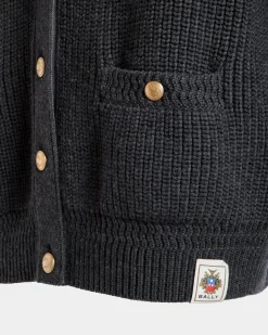 Cardigan Aus Wolle In Dunkelgrau
