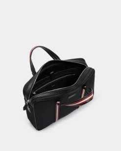 Code Aktentasche Aus Nylon in Schwarz