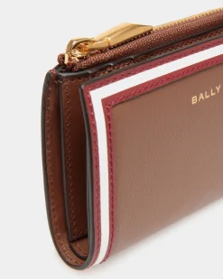 Code Geldbörse Aus Leder In Braun
