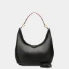 Code Hobo-Tasche Aus Leder In Schwarz