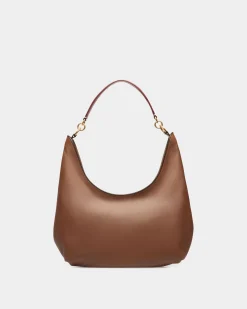 Code Hobo-Tasche Aus Leder In Braun