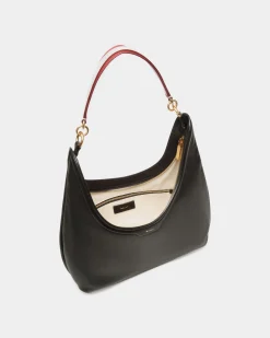 Code Hobo-Tasche Aus Leder In Schwarz
