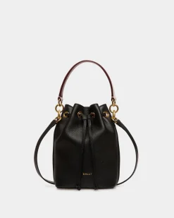 Code Mini-Beuteltasche Aus Leder In Schwarz