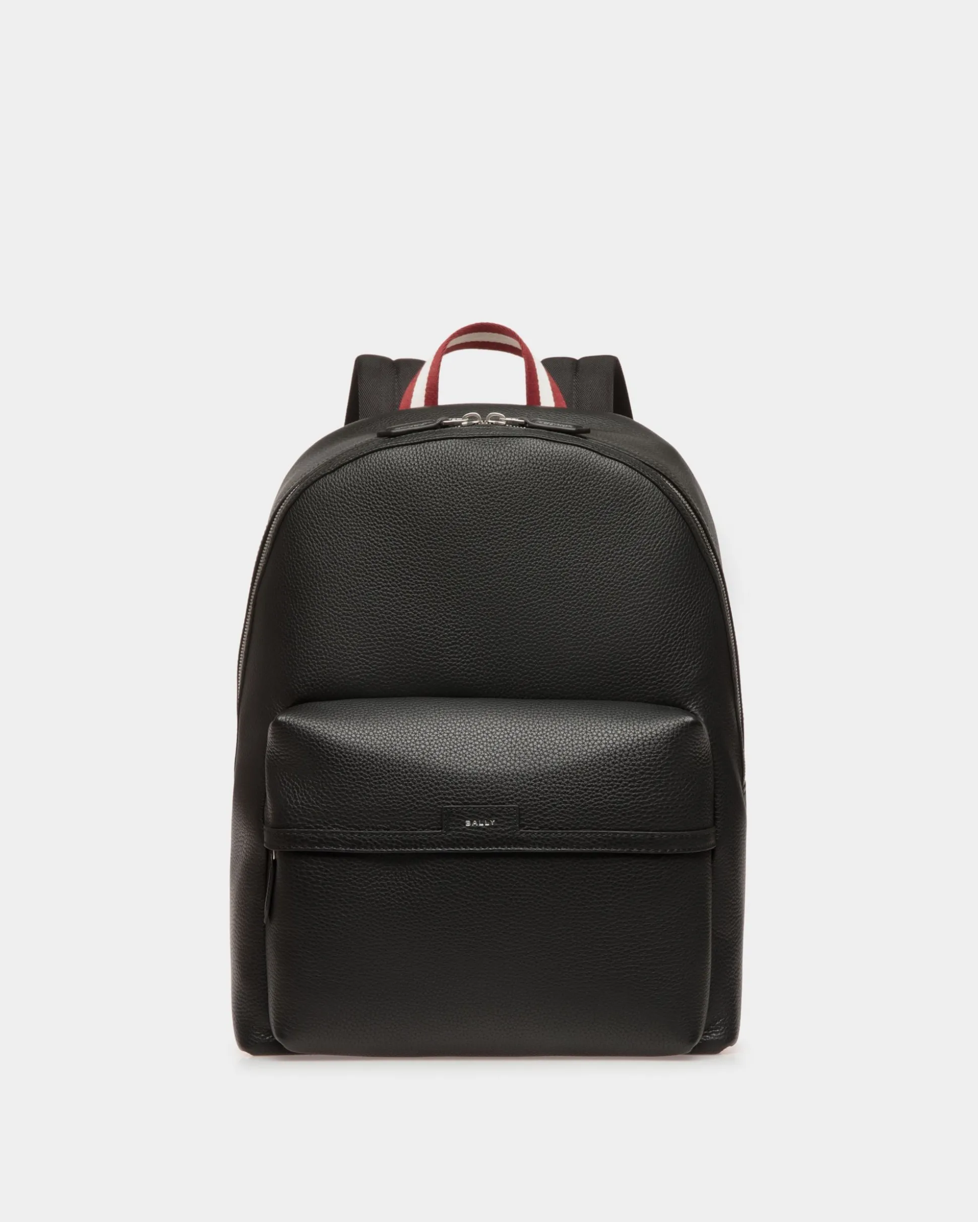 Code Rucksack Aus Genarbtem Leder In Schwarz