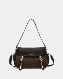 Code Umhängetasche Aus Nylon In Military Green Und Schwarz
