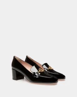 Daily Emblem Pumps Aus Schwarzem Lackleder