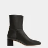 Daily Emblem Stiefelette Aus Leder In Schwarz