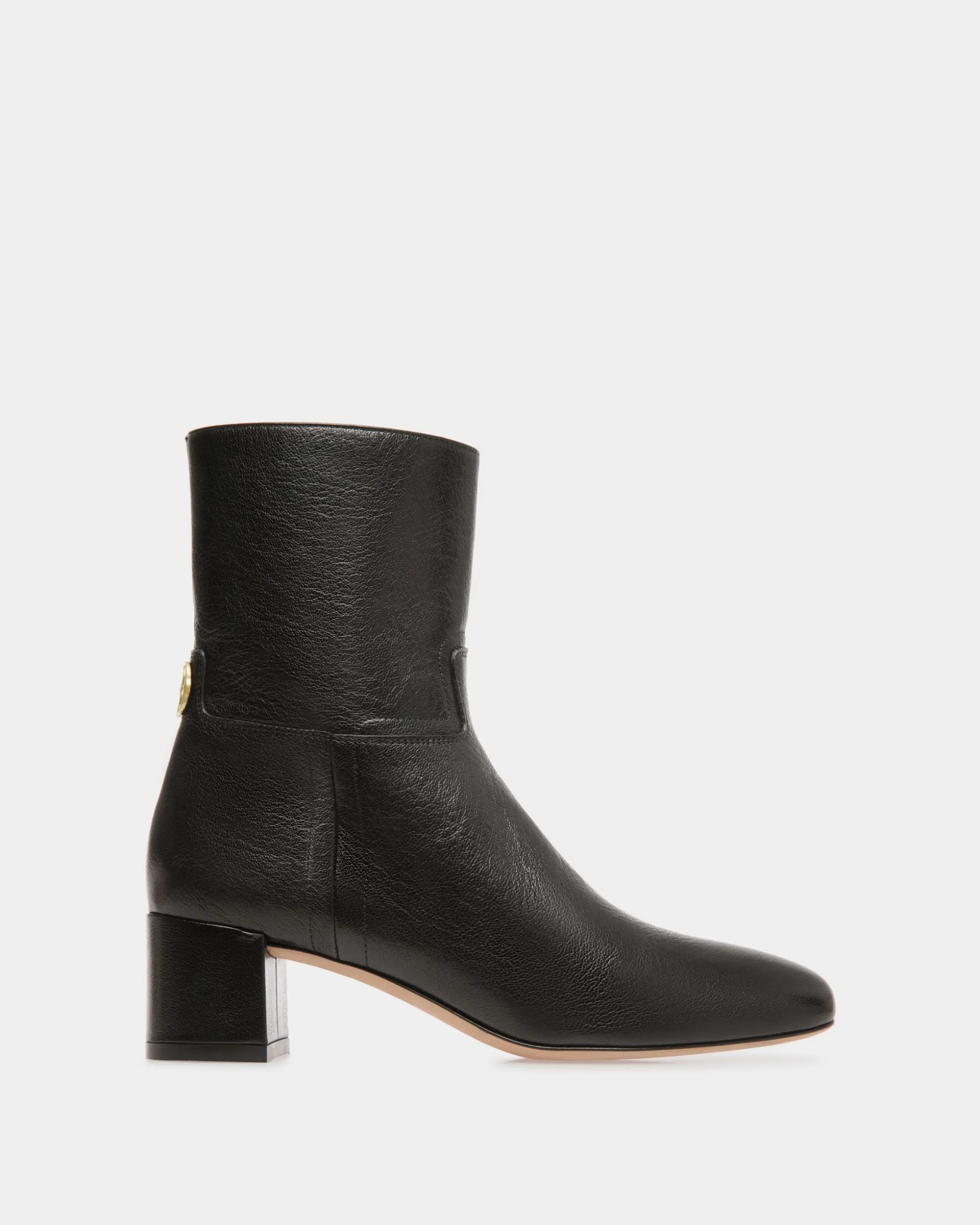 Daily Emblem Stiefelette Aus Leder In Schwarz