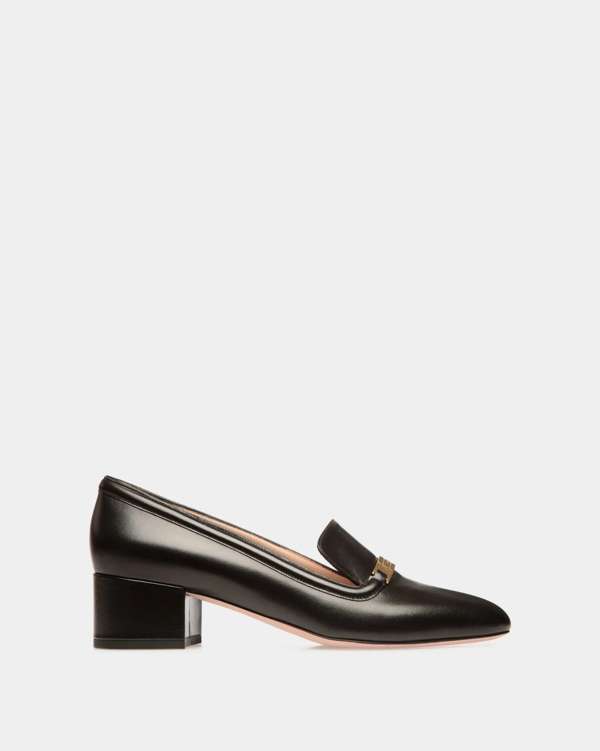 Deco Pumps Aus Leder In Schwarz